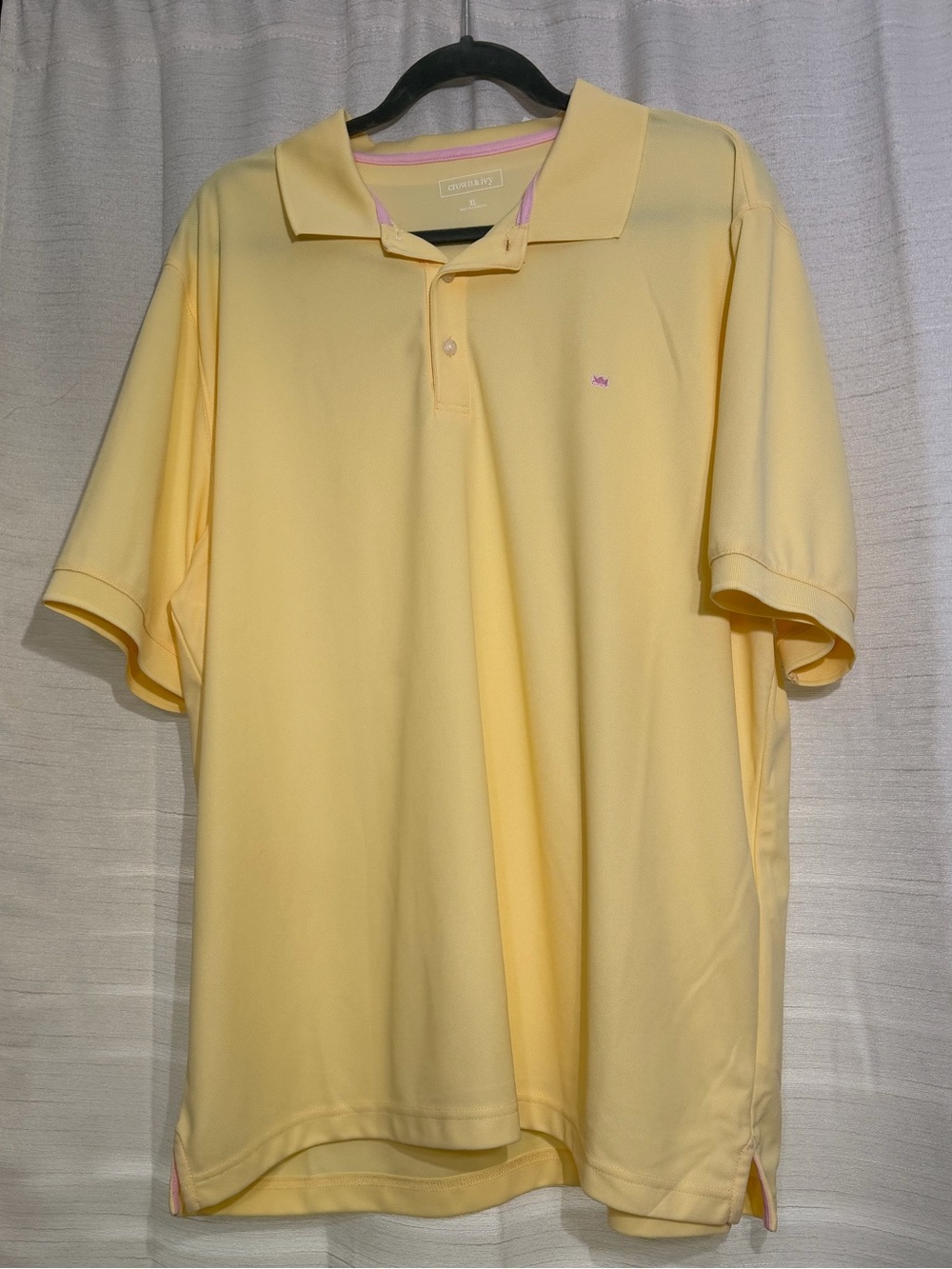 Crown & Ivy Men's Yellow Polo Shirt